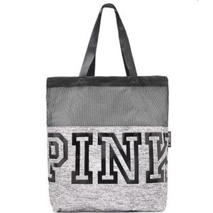 PINK VS mesh tote